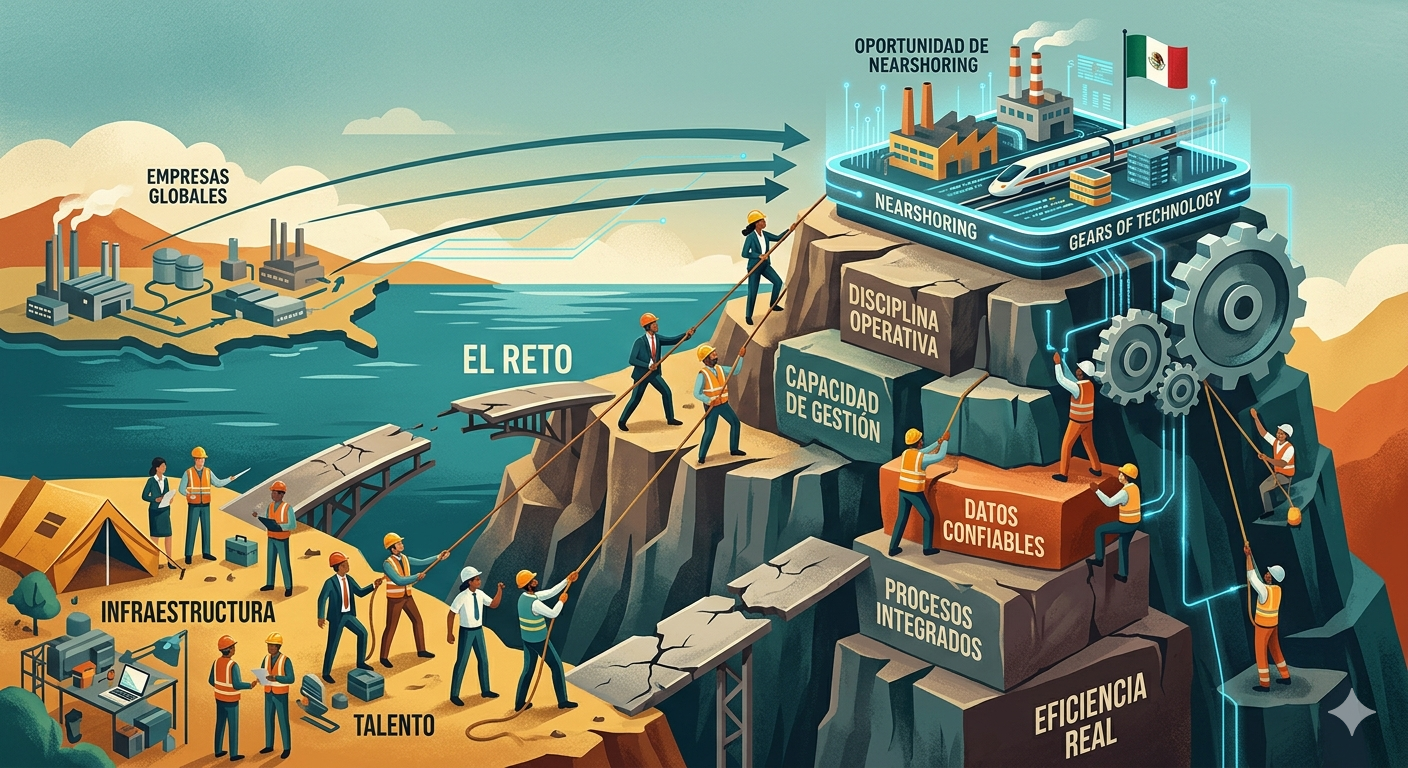 Nearshoring, el reto de transformar tecnología en eficiencia real de&nbsp;negocio